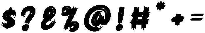 Thick Jungle Regular otf (400) Font OTHER CHARS