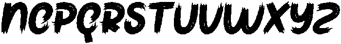 Thick Jungle Regular otf (400) Font LOWERCASE