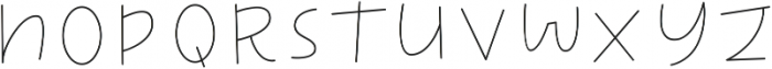 Thick Line ttf (400) Font LOWERCASE
