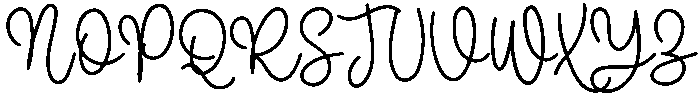 Thick Lover Regular otf (400) Font UPPERCASE