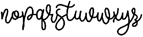 Thick Lover Regular otf (400) Font LOWERCASE