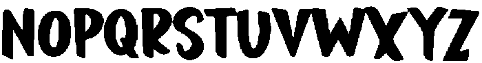 Thick Marker Regular otf (400) Font UPPERCASE