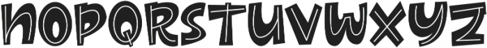 Thick One ttf (400) Font LOWERCASE