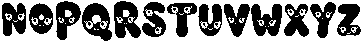 Thick Pencil Regular otf (400) Font UPPERCASE