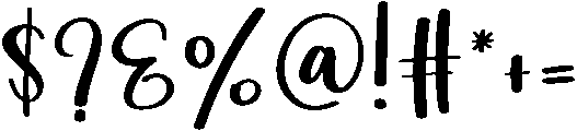Thick Regular otf (400) Font OTHER CHARS