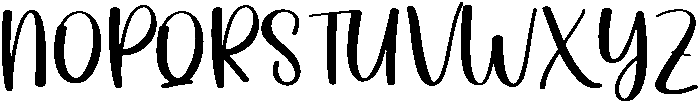 Thick Regular otf (400) Font UPPERCASE