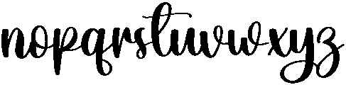 Thick Regular otf (400) Font LOWERCASE