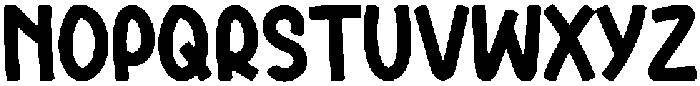Thick Regular otf (400) Font LOWERCASE