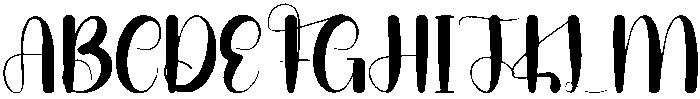 Thick Regular otf (400) Font