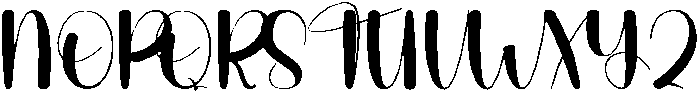 Thick Regular otf (400) Font UPPERCASE