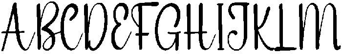 Thick Regular otf (400) Font