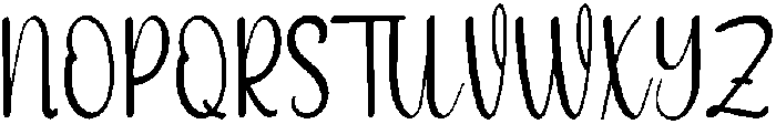 Thick Regular otf (400) Font UPPERCASE