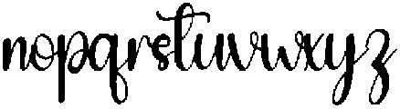 Thick Regular otf (400) Font LOWERCASE