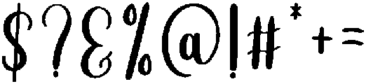 Thick Regular otf (400) Font OTHER CHARS