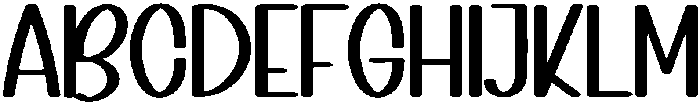 Thick Regular otf (400) Font
