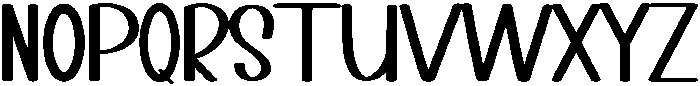 Thick Regular otf (400) Font LOWERCASE