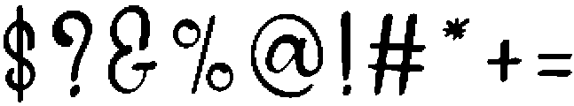 Thick Regular otf (400) Font OTHER CHARS