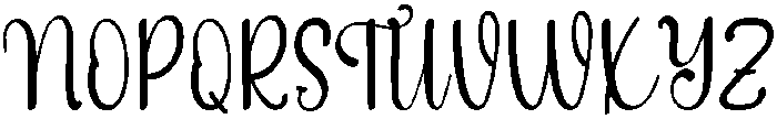 Thick Regular otf (400) Font UPPERCASE