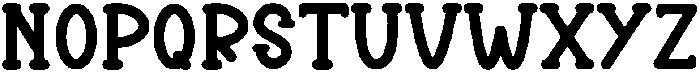 Thick Regular otf (400) Font LOWERCASE