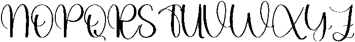 Thick Regular otf (400) Font UPPERCASE