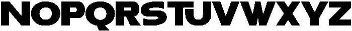 Thick Regular otf (400) Font UPPERCASE