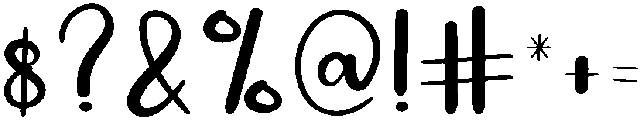 Thick Regular ttf (400) Font OTHER CHARS