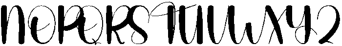 Thick Regular ttf (400) Font UPPERCASE