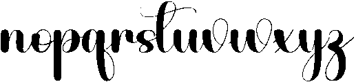 Thick Regular ttf (400) Font LOWERCASE