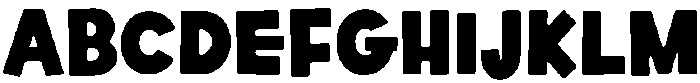 Thick Ring Regular otf (400) Font UPPERCASE