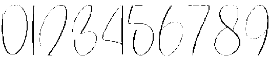 Thick Shadow Regular otf (400) Font OTHER CHARS