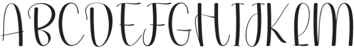 Thick Stylish Regular otf (400) Font UPPERCASE