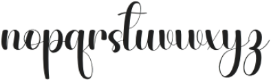 Thick Stylish Regular otf (400) Font LOWERCASE
