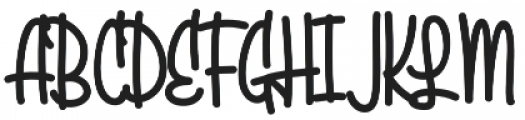 Thick otf (400) Font UPPERCASE