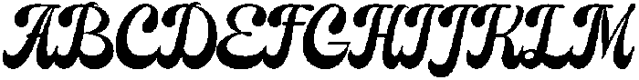 ThickDream otf (400) Font UPPERCASE