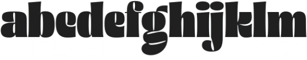 ThickThinks-Regular otf (100) Font LOWERCASE