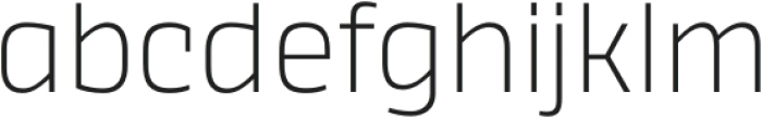Thicker Extralight otf (200) Font LOWERCASE