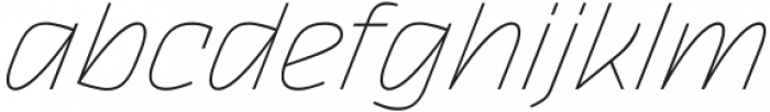 Thicker Thin Italic otf (100) Font LOWERCASE