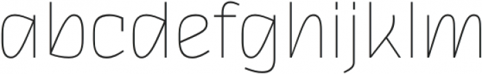 Thicker Thin Upright otf (100) Font LOWERCASE