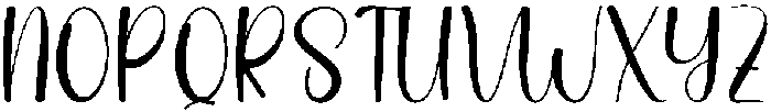 Thicky Regular otf (400) Font UPPERCASE