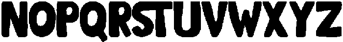 Thicky Stroke Regular otf (400) Font LOWERCASE