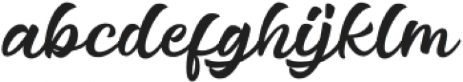 Thiery Script Regular otf (400) Font LOWERCASE