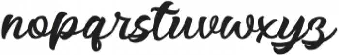 Thiery Script Regular otf (400) Font LOWERCASE