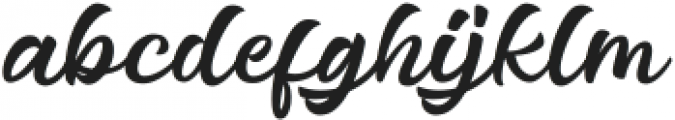 Thiery Script Regular ttf (400) Font LOWERCASE