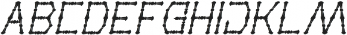 Thin Decorative Italic otf (100) Font UPPERCASE