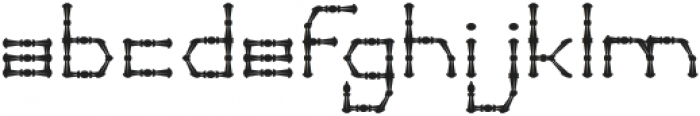 Thin Decorative otf (100) Font LOWERCASE