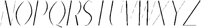 Thin-Italic otf (100) Font UPPERCASE