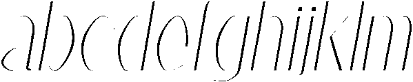 Thin-Italic otf (100) FONT