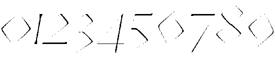 Thin Italic otf (100) Font OTHER CHARS