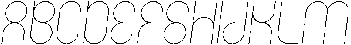 Thin Italic otf (100) Font UPPERCASE