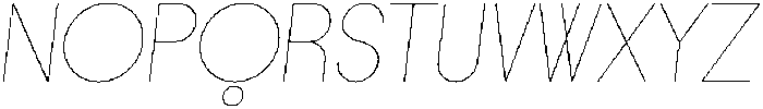 Thin Italic otf (100) Font UPPERCASE